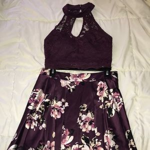 City Triangles Two Piece homecoming dress